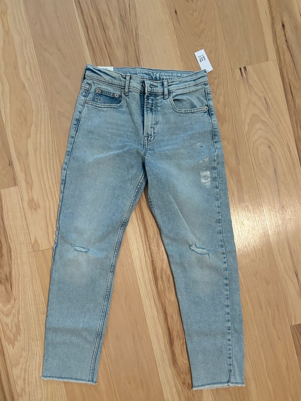 NWT - GAP Kids Pencil Slim Ankle High-Rise Jeans